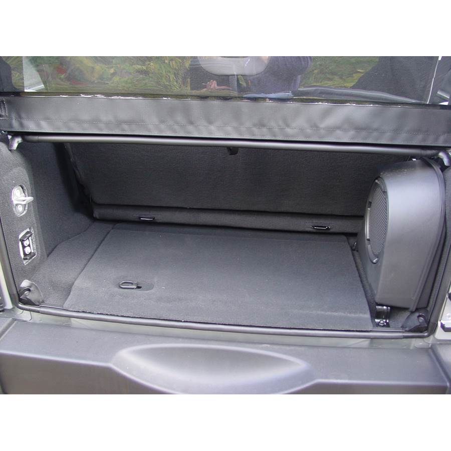 2008 Jeep Wrangler Cargo space