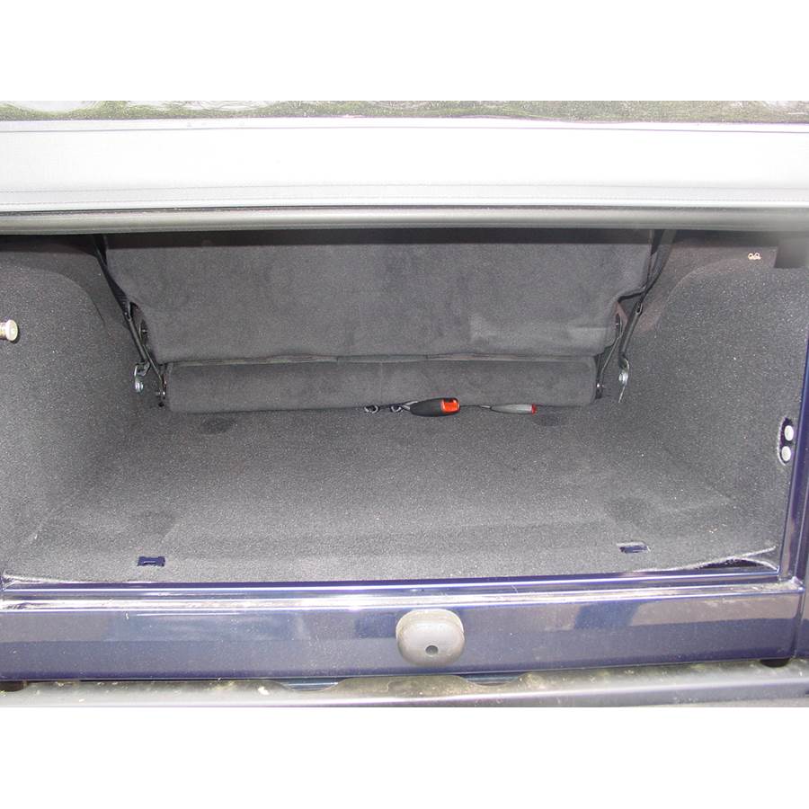 2004 Jeep Wrangler Unlimited Cargo space