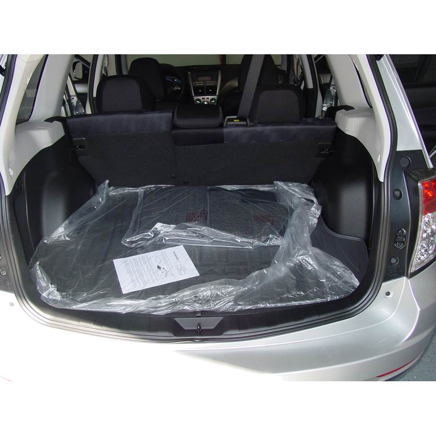 2010 Subaru Forester Cargo space