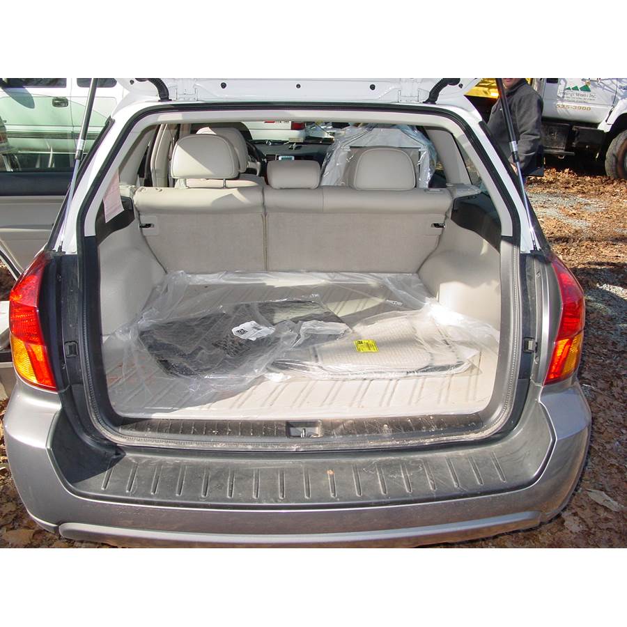 2008 Subaru Outback Cargo space