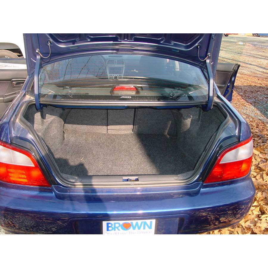 2003 Subaru Impreza WRX Cargo space