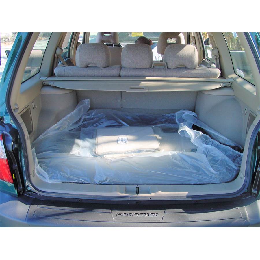 2001 Subaru Forester Cargo space