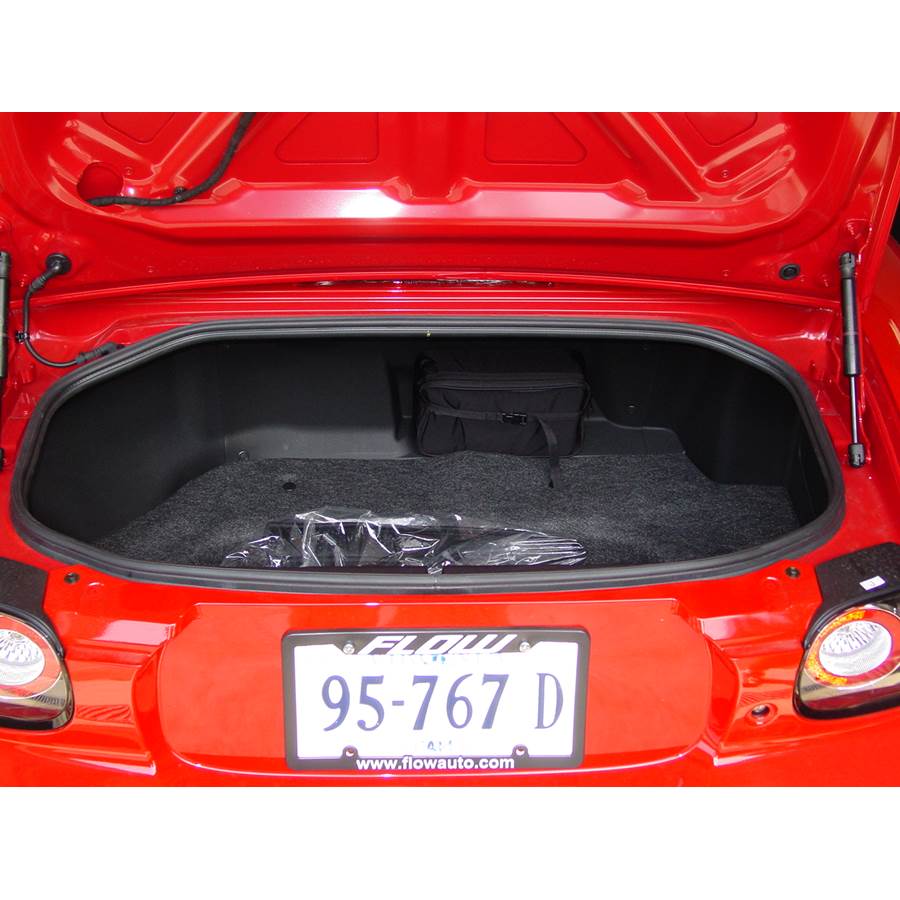 2012 Mazda MX5 Cargo space