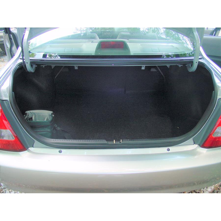 2003 Mazda Protege Cargo space