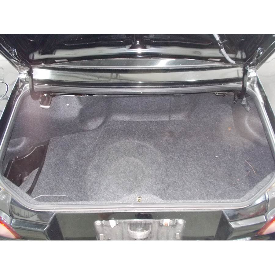 2000 Mazda Miata Cargo space