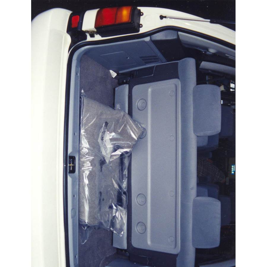 1999 Mazda MPV Cargo space
