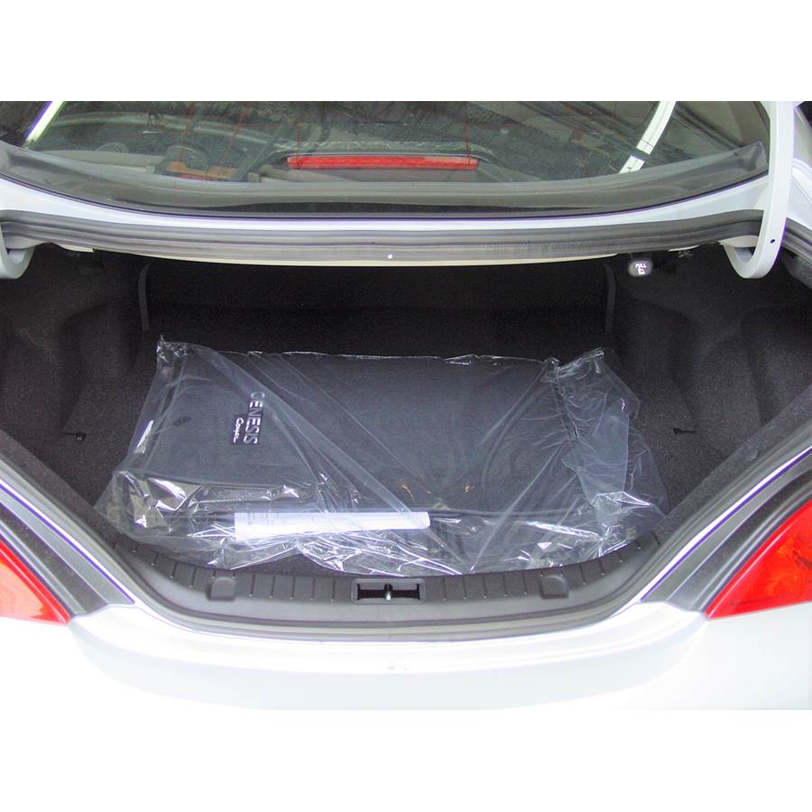 2012 Hyundai Genesis Cargo space