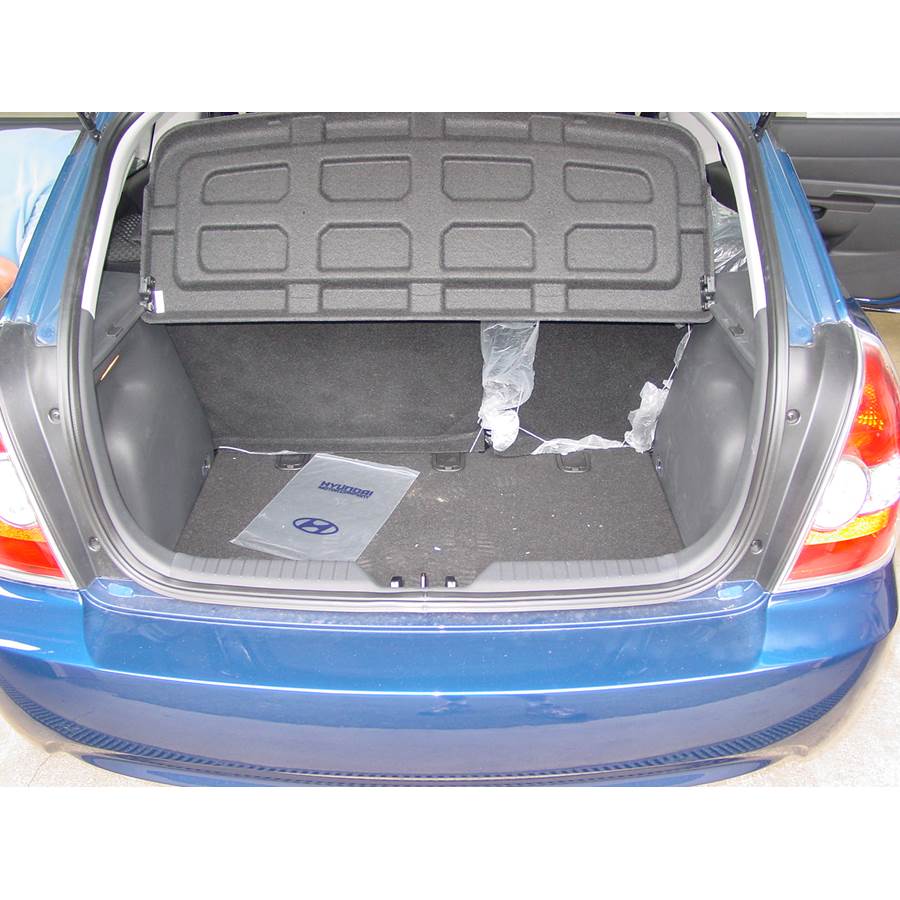 2009 Hyundai Accent Cargo space