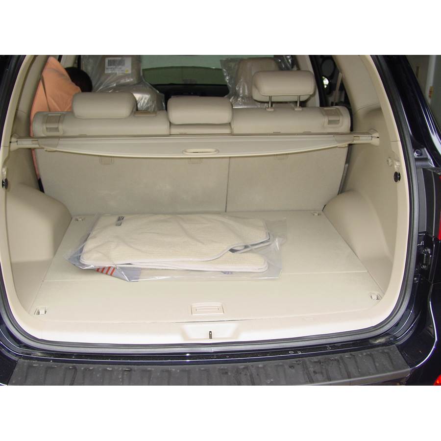 2007 Hyundai Santa Fe Cargo space