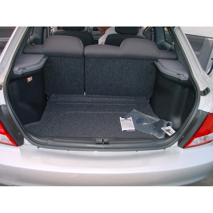 2001 Hyundai Accent Cargo space