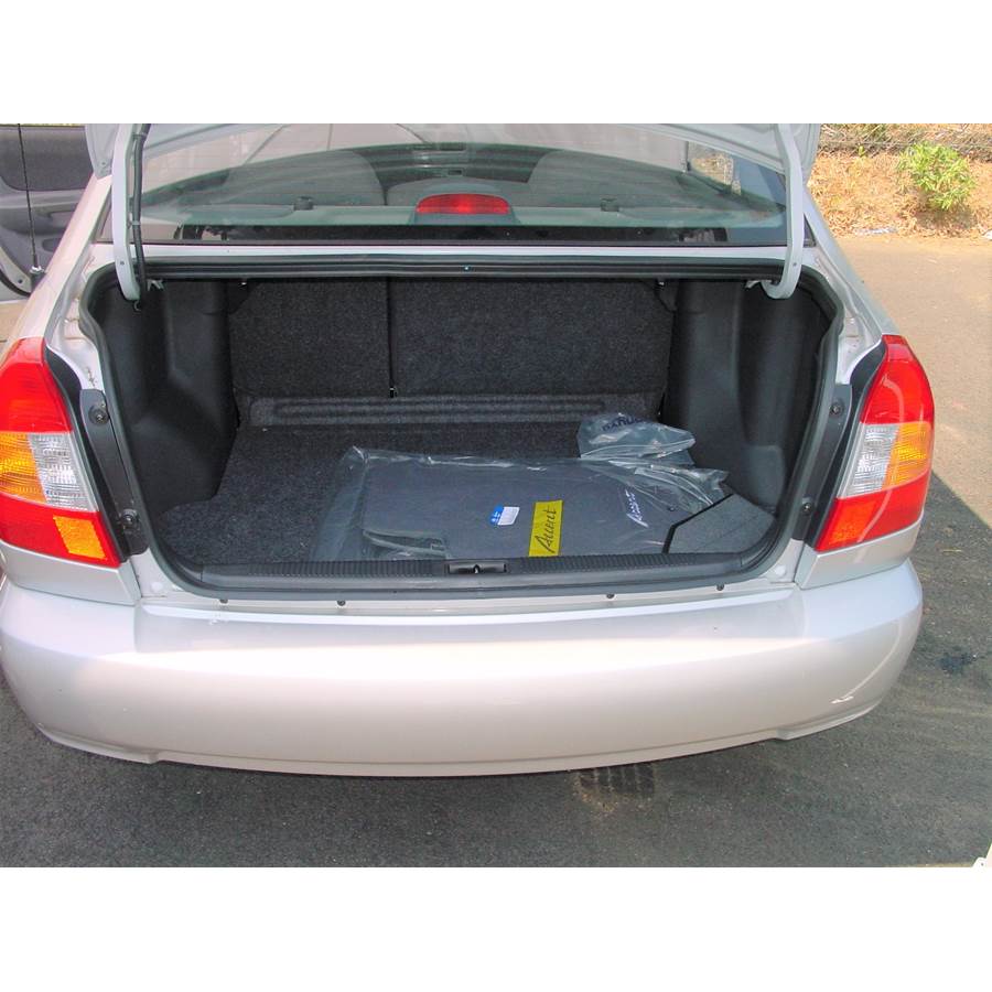 2003 Hyundai Accent Cargo space