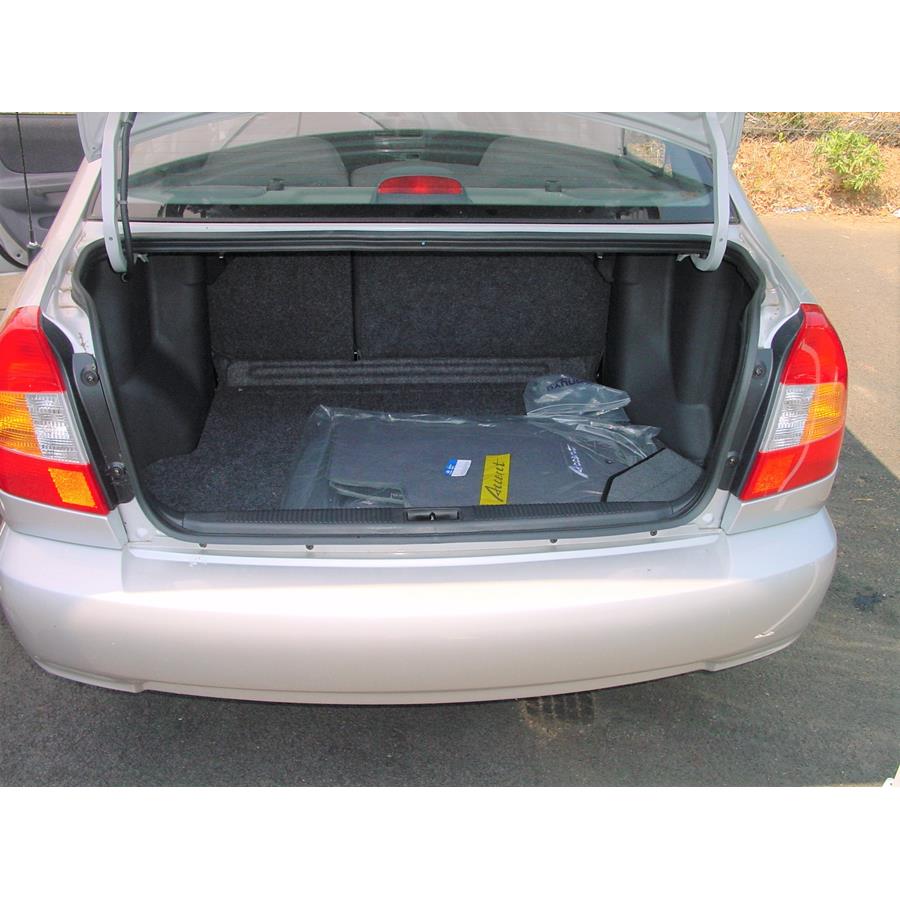 2005 Hyundai Accent Cargo space