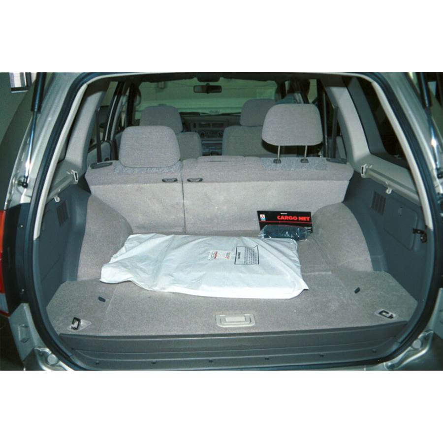 1999 Mitsubishi Montero Sport Cargo space