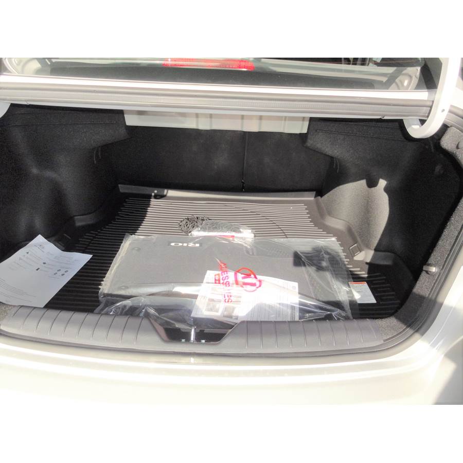 2013 Kia Rio Cargo space