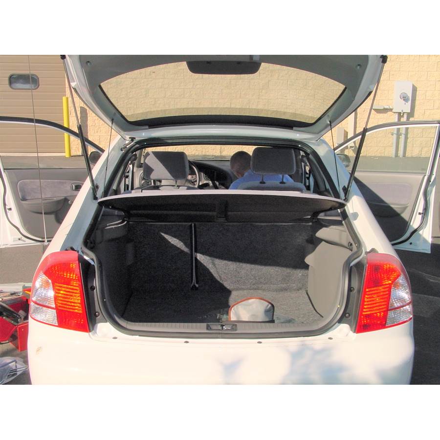 2000 Kia Spectra Cargo space