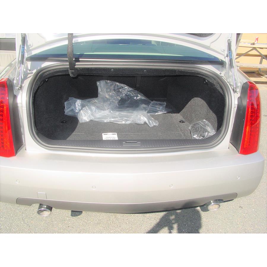 2007 Cadillac STS Cargo space