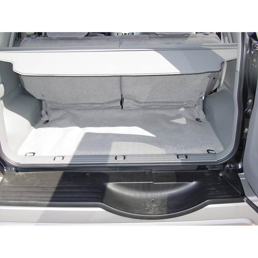 2004 Suzuki Grand Vitara Cargo space