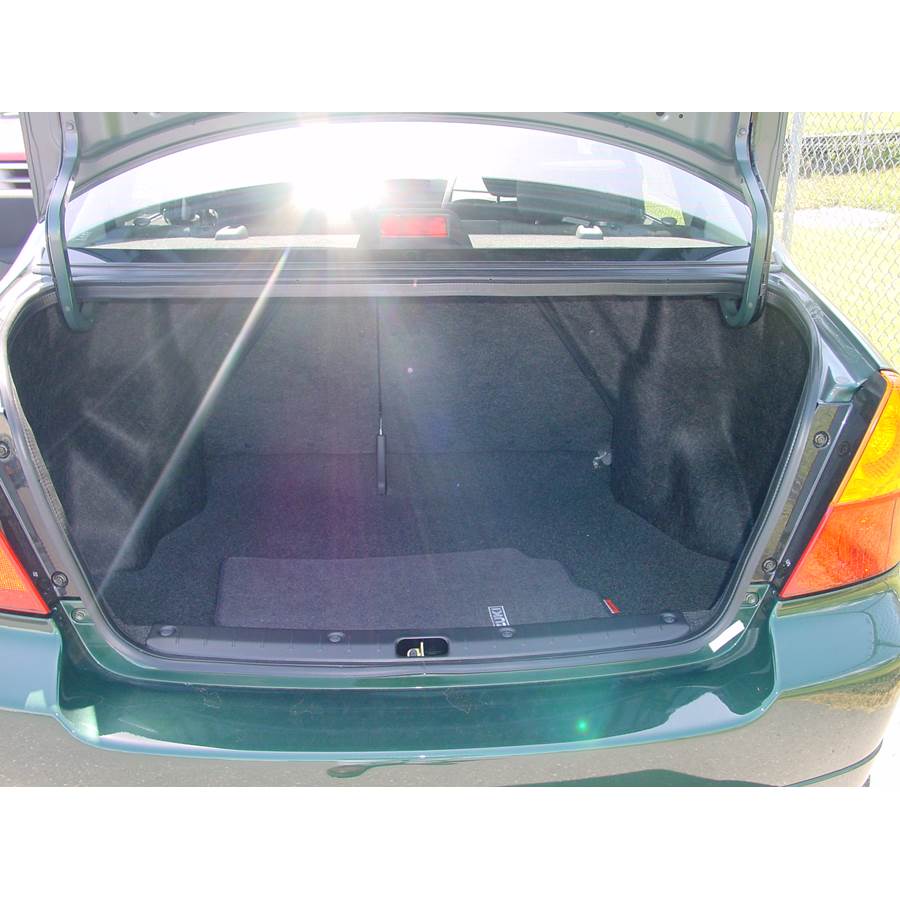 2002 Suzuki Aerio Cargo space