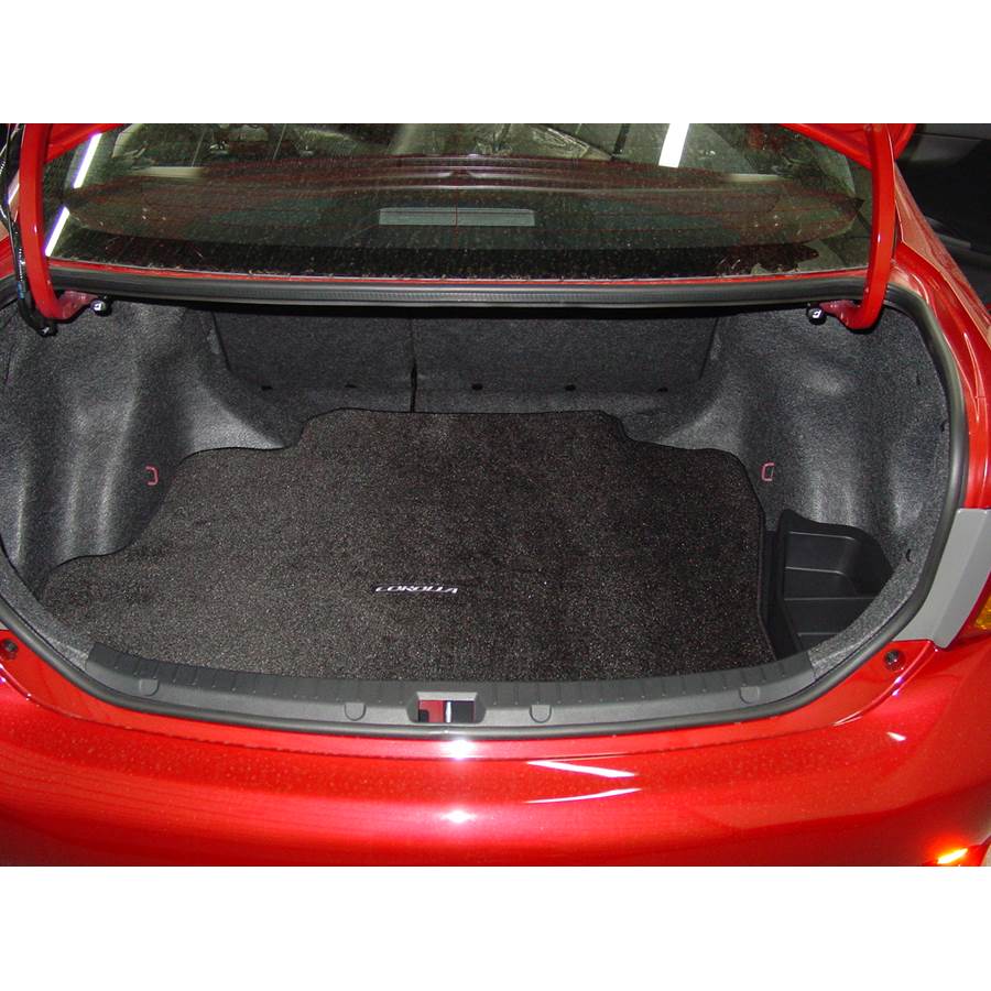 2011 Toyota Corolla Cargo space