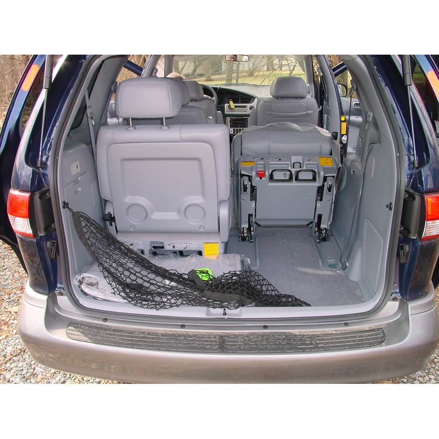 2002 Toyota Sienna Cargo space
