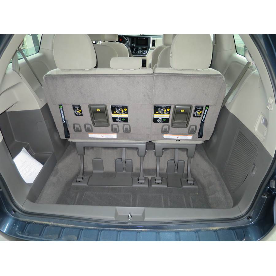 2016 Toyota Sienna Cargo space