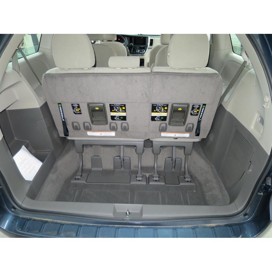 2017 Toyota Sienna Cargo space