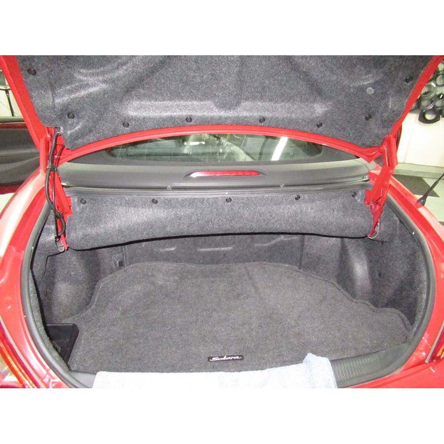 2008 Toyota Camry Solara Cargo space