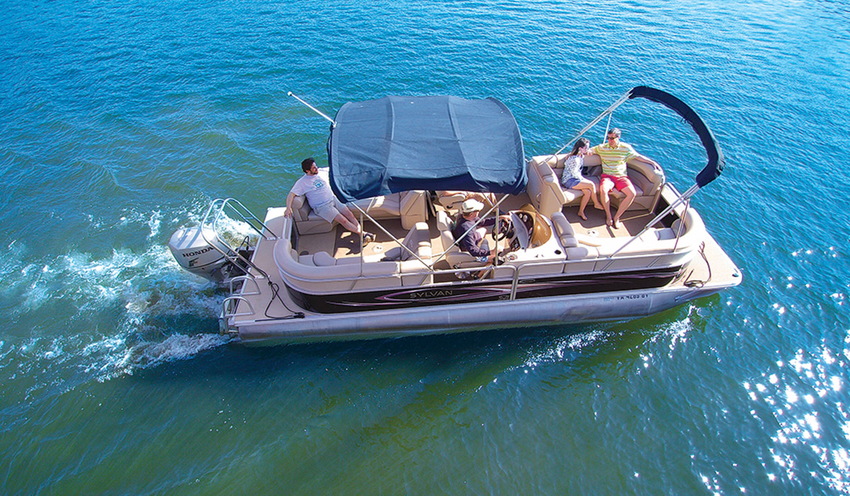 Fly fishing pontoon boat on hi-res stock photography and images