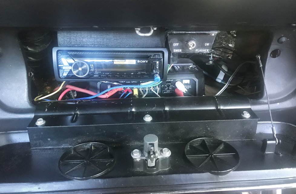 ford mustang glovebox stereo