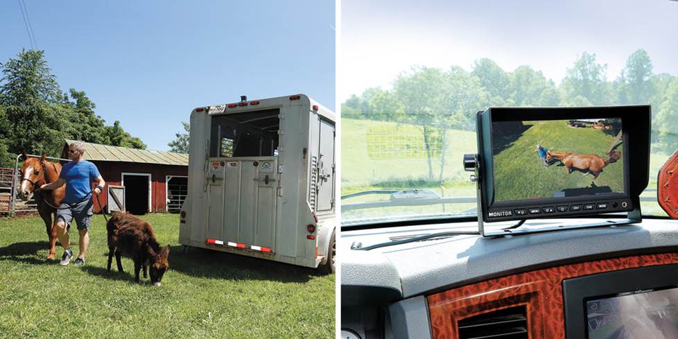 Trailer backup camera