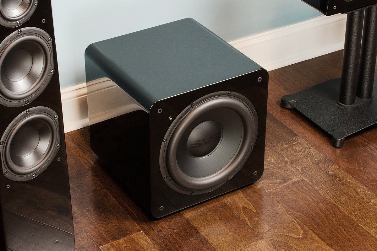 stereo system with subwoofer