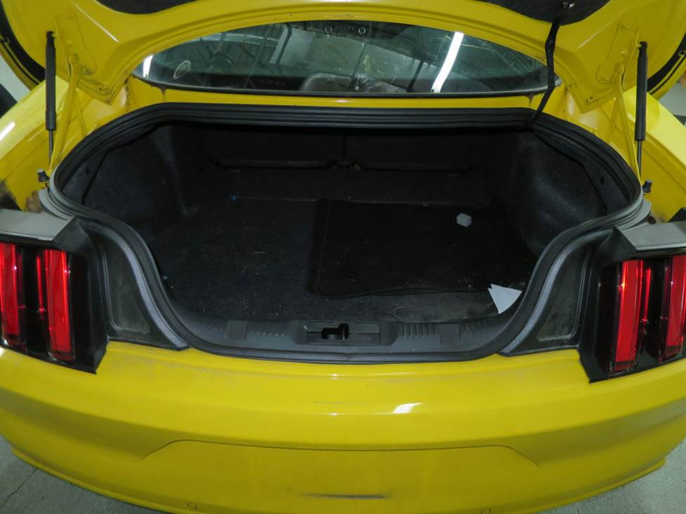 ford mustang trunk