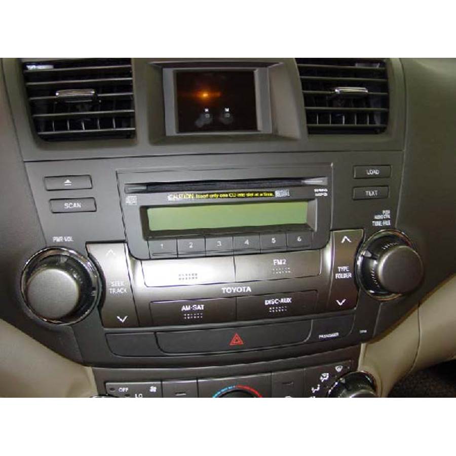 2012 Toyota Highlander Factory Radio