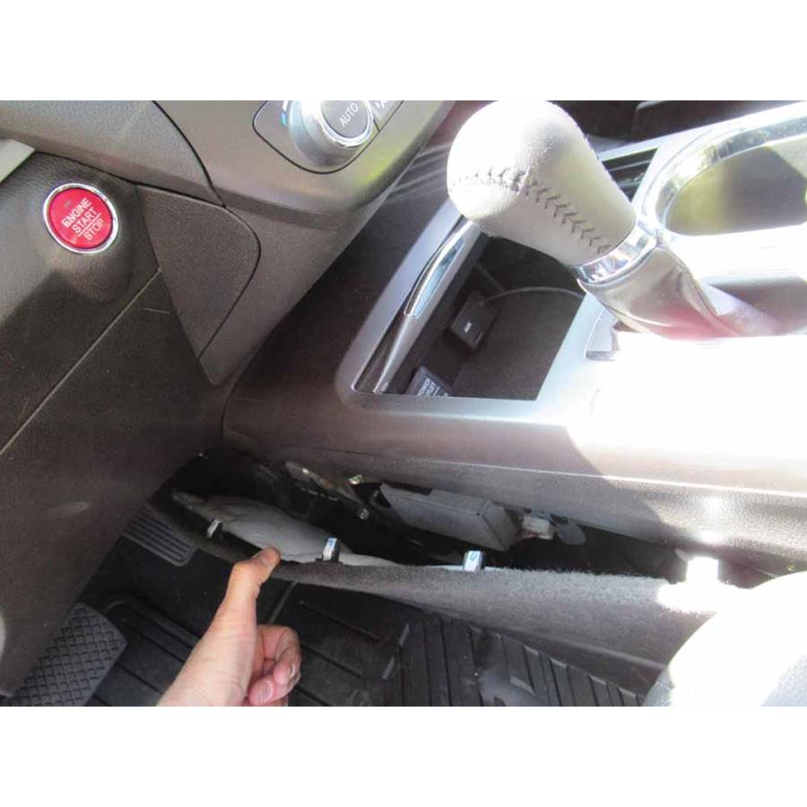 2013 Acura RDX Factory amplifier location