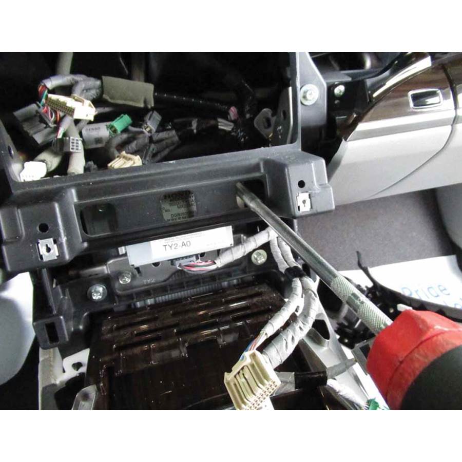 2020 Acura RLX Factory amplifier location
