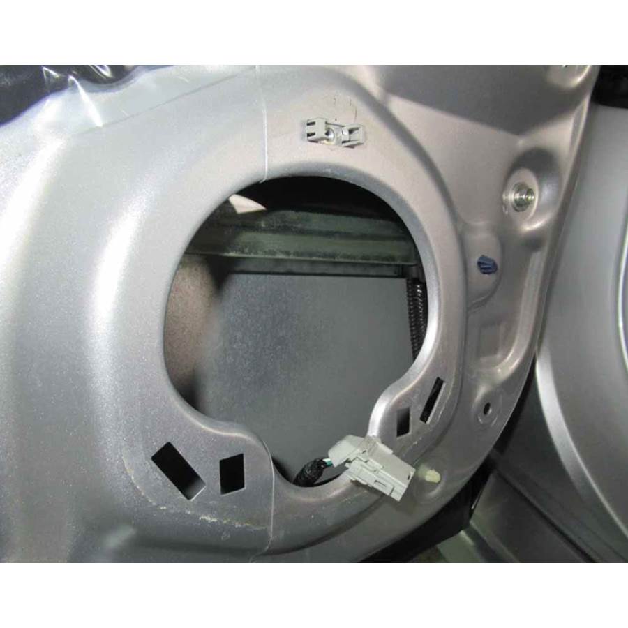 2016 Acura RLX Front door woofer removed