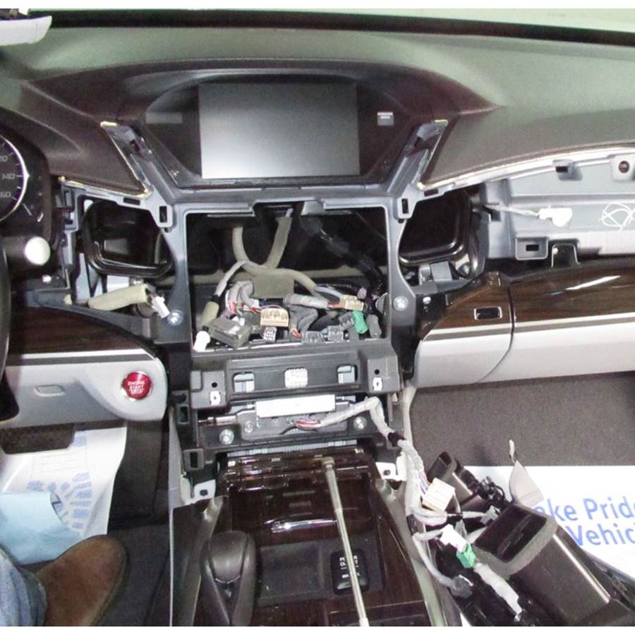 2020 Acura RLX Factory radio removed