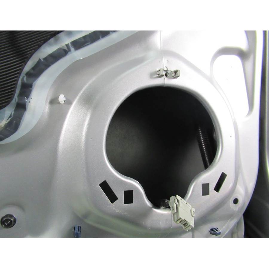 2020 Acura RLX Rear door woofer removed
