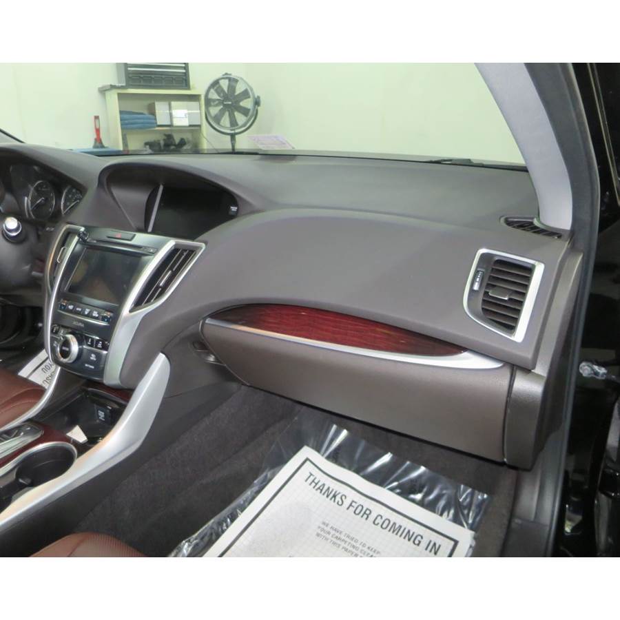 2015 Acura TLX Factory amplifier location