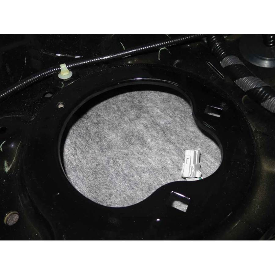 2017 Acura TLX Rear deck speaker removed