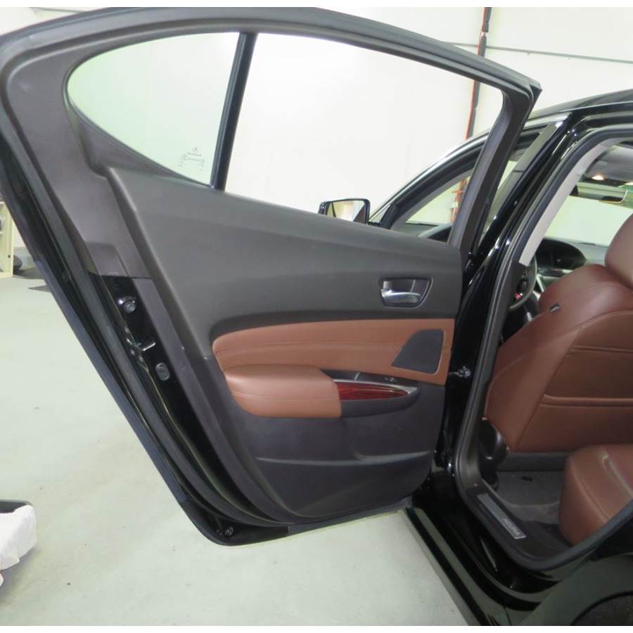 2015 Acura TLX Rear door speaker location