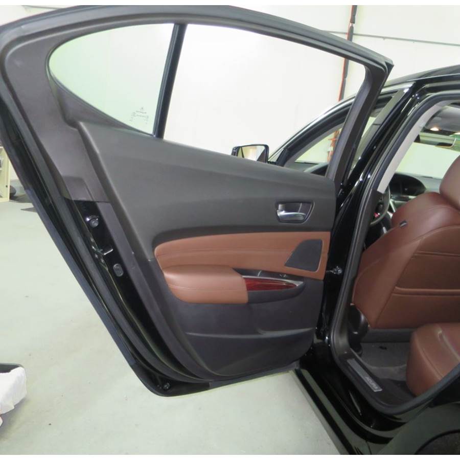 2017 Acura TLX Rear door speaker location
