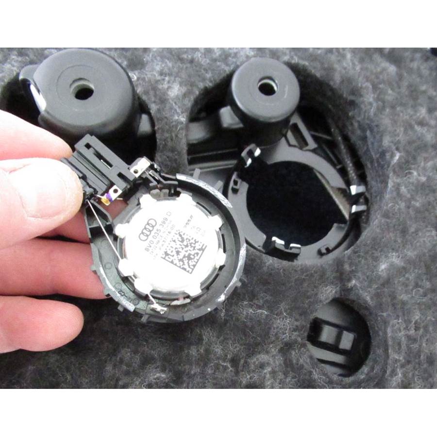 2018 Audi RS 3 Rear door tweeter removed