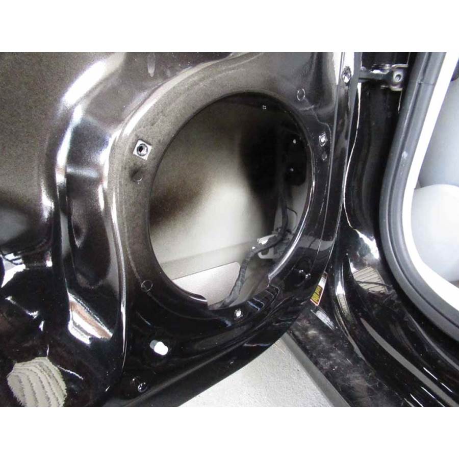 2018 Audi RS 3 Rear door woofer removed
