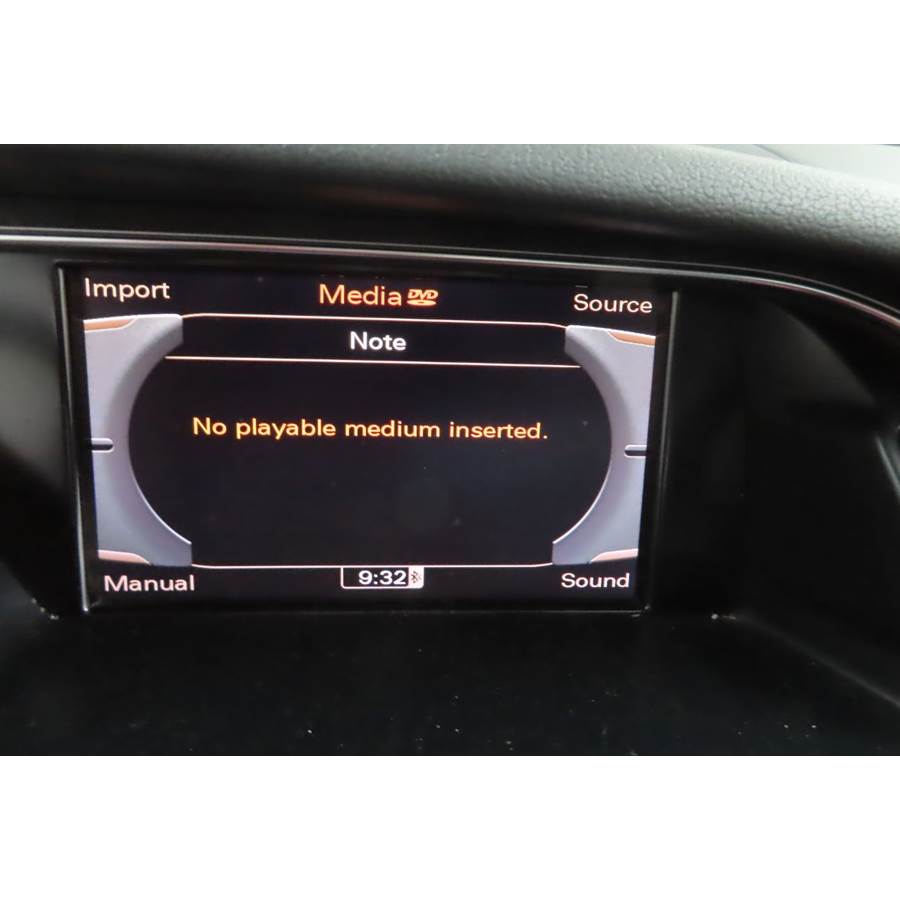 2015 Audi S5 Navigation screen