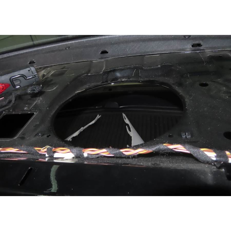 2015 Audi A5 Rear deck center speaker removed