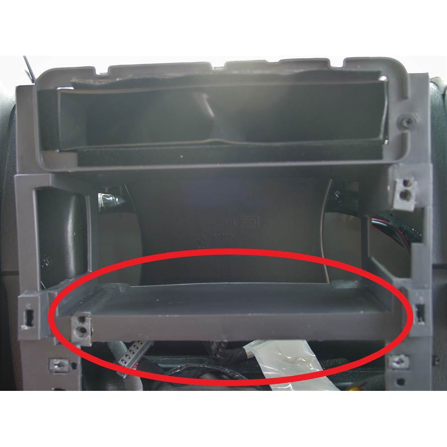 1997 Jeep Wrangler You'll have to modify your vehicle's sub-dash to install a new car stereo.