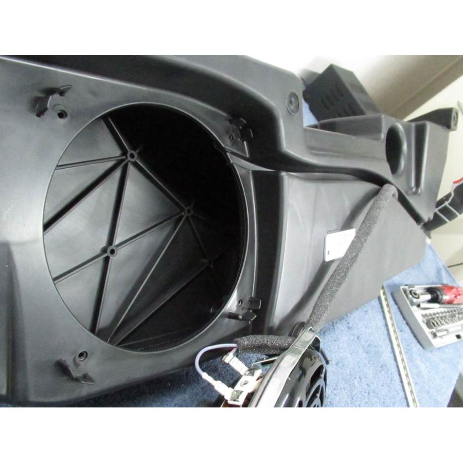 2014 Audi Allroad Under cargo floor speaker removed