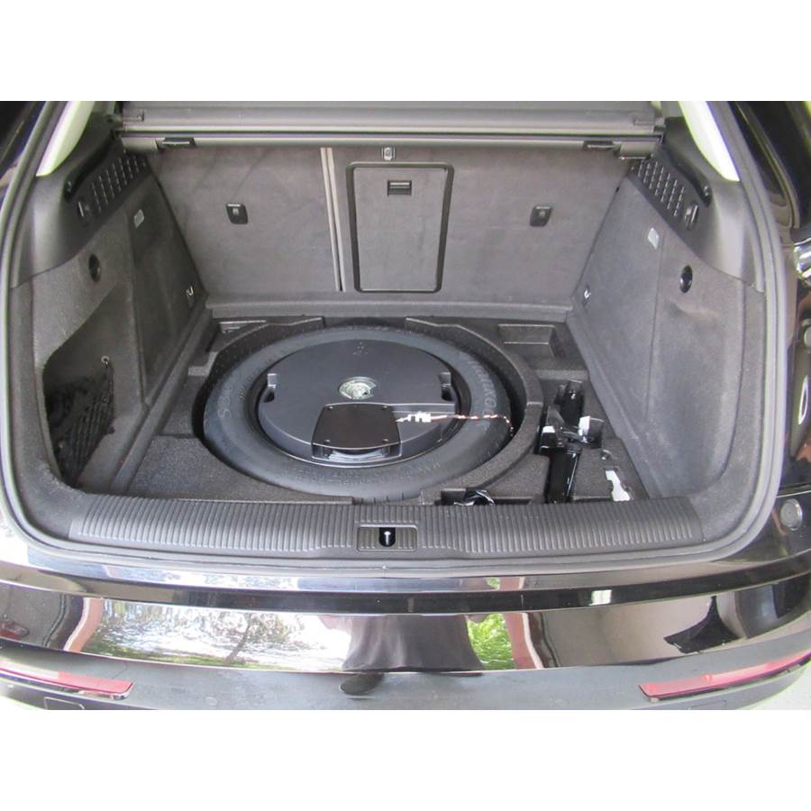 2017 Audi Q3 Under cargo floor speaker location