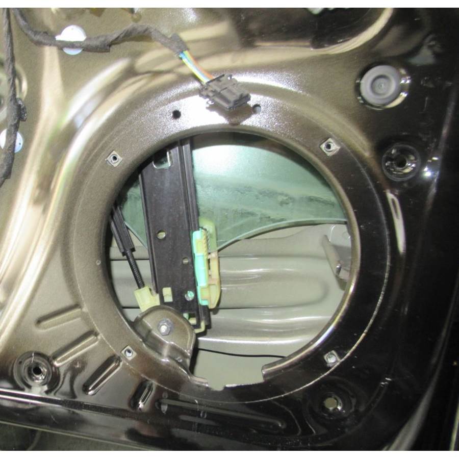 2017 Audi Q3 Front door woofer removed